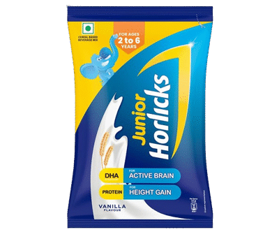 Junior Horlicks (Vanilla Flavour-Pouch) 400g