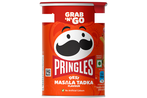 Pringles Kellogg’s Potato Chips Desi Masala Tadka Flavour, Chips  (40 g)