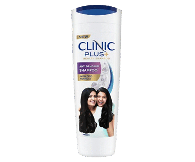 Clinic Plus+ Health Shampoo, Anti Dandruff Shampoo With Zpto Formula 80ml