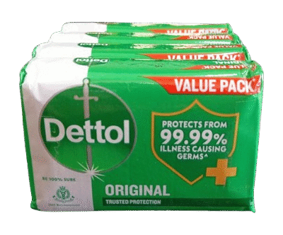Dettol Original Trusted Protection (4 x 60g=240g)