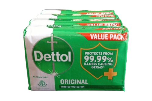 Dettol Original Trusted Protection (4 x 60g=240g)