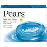 Pears Soft and Fresh Pure Glycerin & Mint Extract Soap 100g