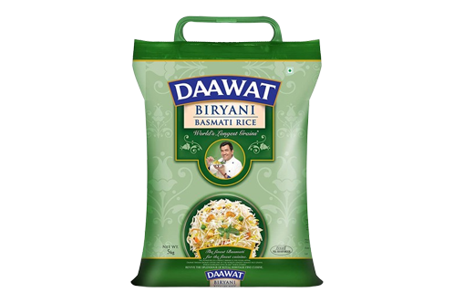 Daawat Biryani Basmati Rice Worlds Longest Grains 5kg