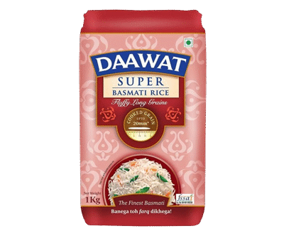 Daawat Super Basmati Rice 1kg