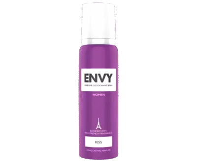 Envy Perfume Deodorant Spray KISS Long Lasting Perfume -120ml