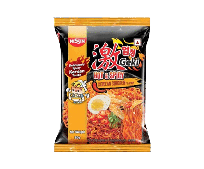 Geki Hot & Spice Korean Chicken Flavour 80g