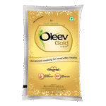 Modi Naturals Oleev Gold With CARDIZYMES | Blend of Rice Bran & Sunflower Oil 1L Pouch