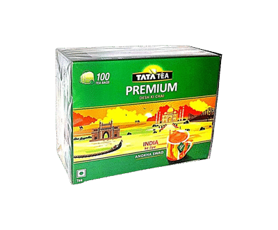 Tata Tea Premium Desh Ki Chai INDIA Ke Liye Anokha Swad 100 Tea Bags