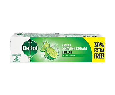 Dettol Lather Shaving Cream Fresh Citrus Pine