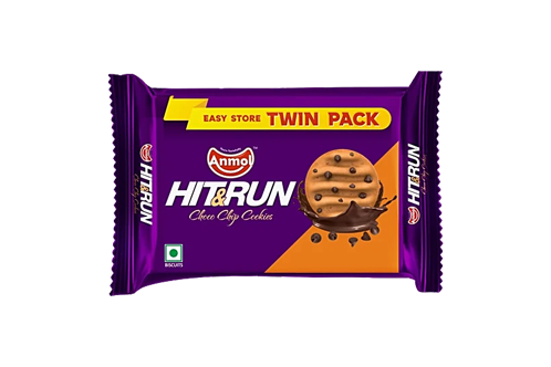 Anmol Hit&Run Choco Chip Cookies 60g