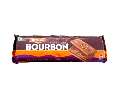 Britannia Bourbon The Original, Creame Biscuit with Chocolate 150g