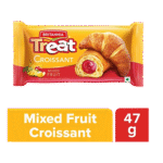 Britannia Treat Croissant Mixed Fruit with Fruit puree and Butter 47g