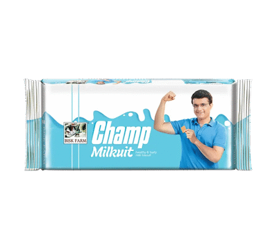 Bisk Farm Champ Milkuit Tasty Milk Biscuit 180g