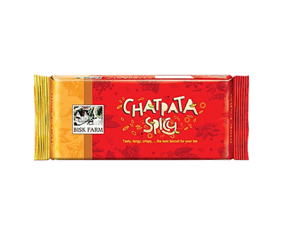 Bisk Farm Chatpata Spicy, Tasty, Tangy, Crispy ...The best biscuit for your tea 200g