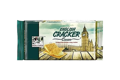 Bisk Farm English Cracker Creamy butter between crispy crackers 150g