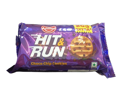 Anmol Hit & Run Choco Chip Cookies 120g