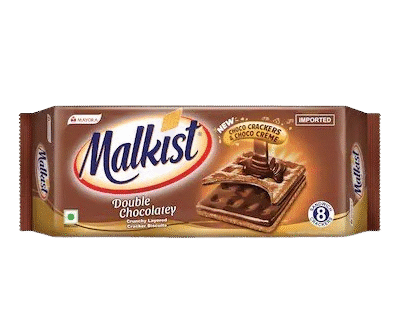 Malkist Double Chocolatey Crunchy Layered Cracker Biscuits 144g