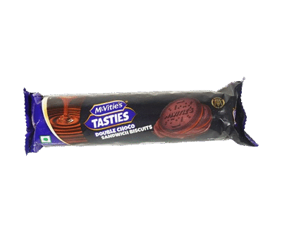 McVities Tasties Double Choco Sandwich Biscuits 112g