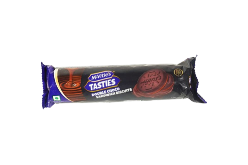 McVities Tasties Double Choco Sandwich Biscuits 112g
