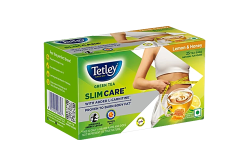 Tetley Green Tea Slim Care Lemon & Honey 25 Tea Bags