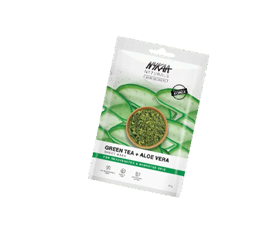Green Tea + Aloe Vera Sheet Maks